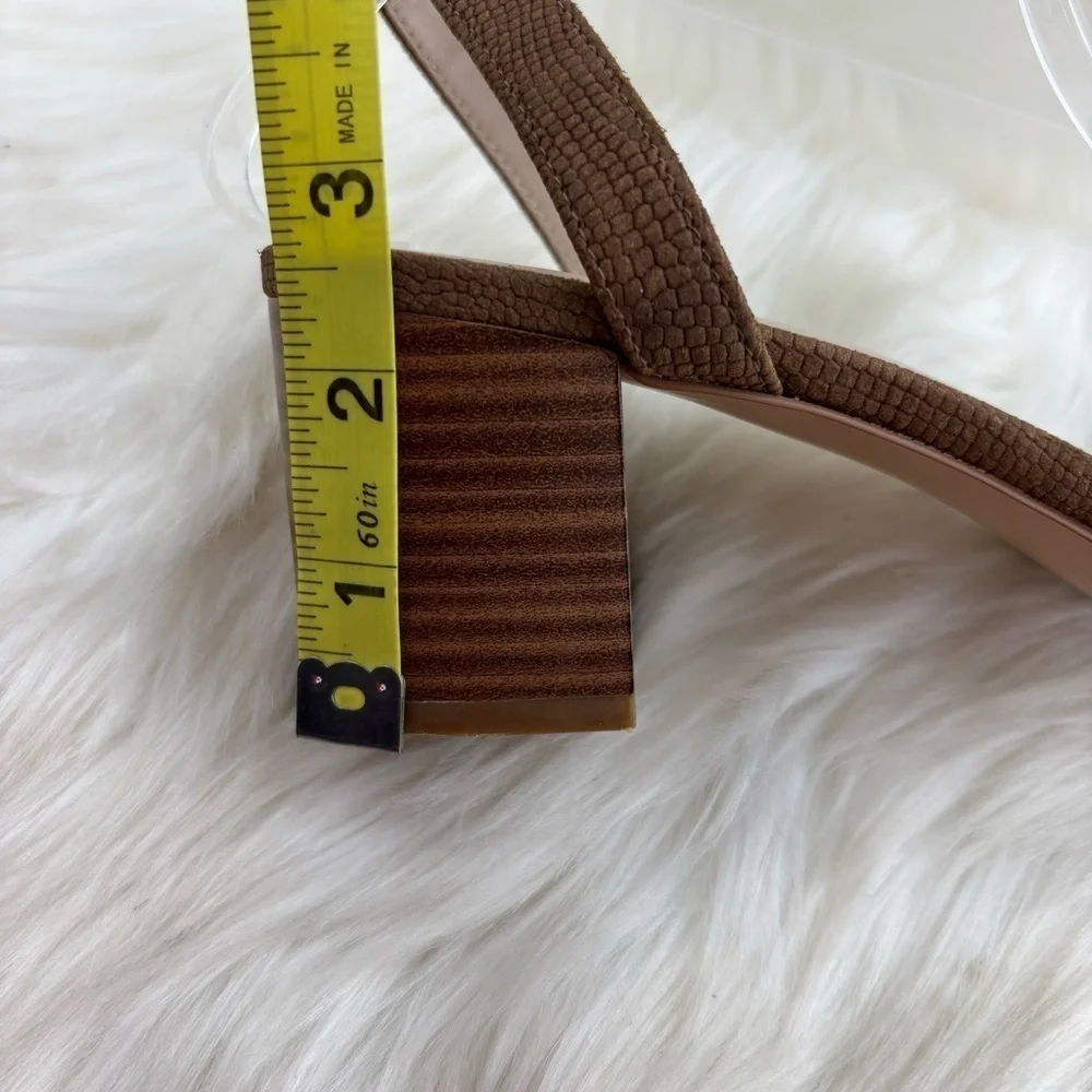 MIX NO.6 SUEDE HELLS SANDALS WOMANS SIZE 8.5